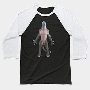 Alien reptilian Baseball T-Shirt